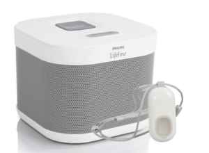 Product image of Phillips Lifeline Wireless In-Home Communicator system with Lifeline pendant to wea